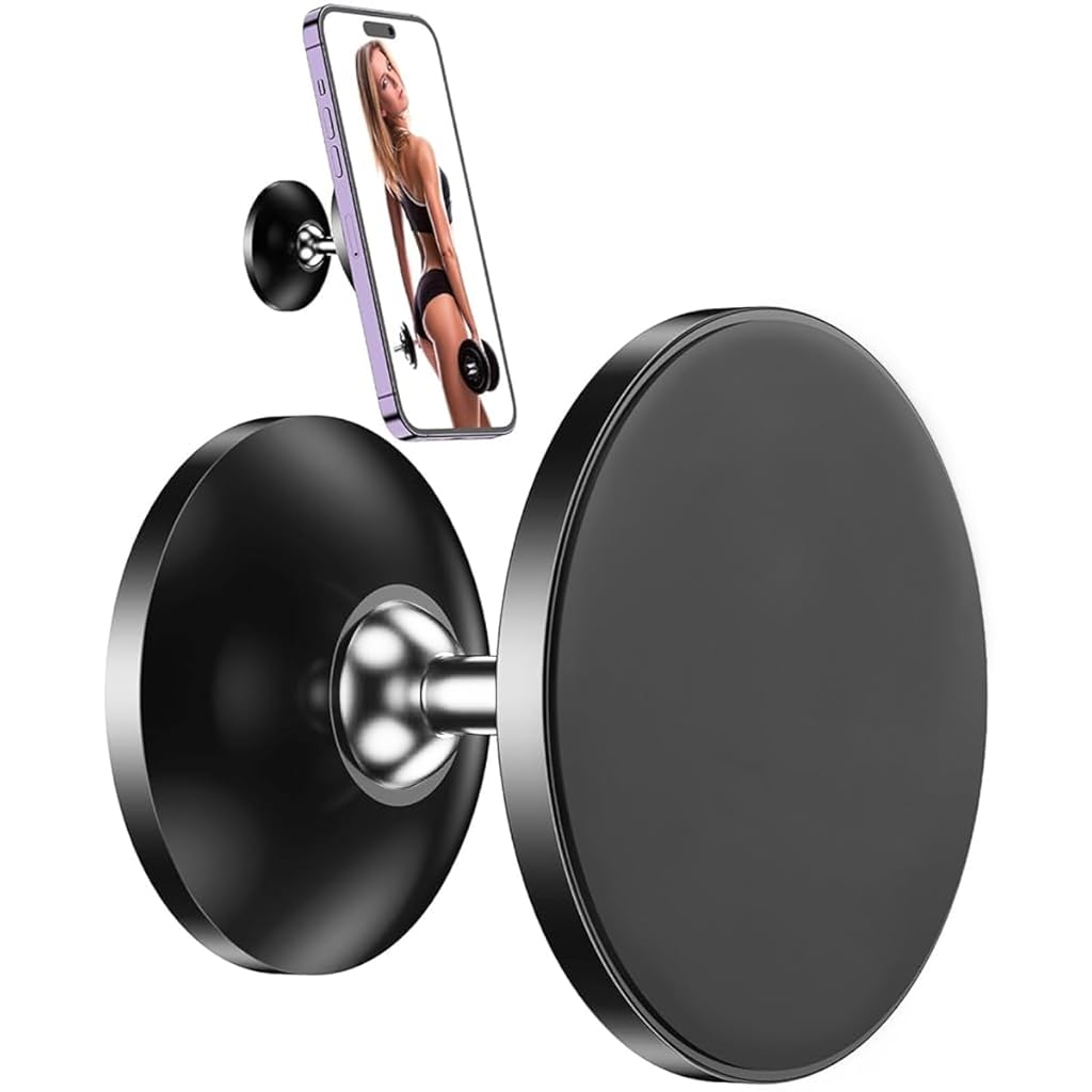 ZORBES® Magnetic Phone Holder for MagSafe Magnetic Phone Holder 360 Degree Rotatable Design Gym Magnetic Phone Holder Self Adhesive Wall Phone Holder Metal Countertop Magnetic Phone Holder ZORBES® Magnetic Phone Holder for MagSafe Magnetic Phone Holder 360 Degree Rotatable Design Gym Magnetic Phone Holder Self Adhesive Wall Phone Holder Metal Countertop Magnetic Phone Holder